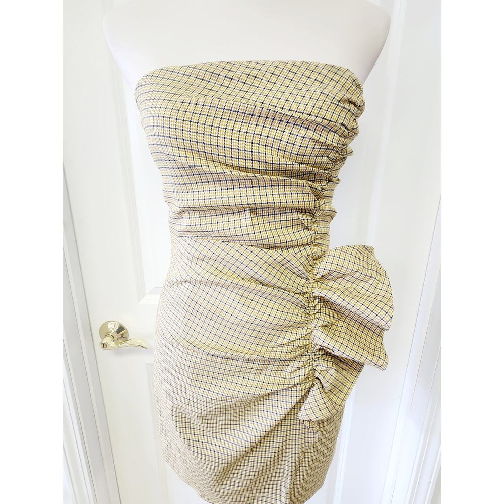Beautiful Plaid Side Ruffle Dress - Picture 4 of 6